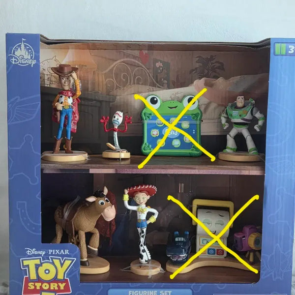 [BUNJANG] Disney Pixar Toy Story 5 Official Figures Woody, Buzz, Jessie, Bullseye, Forky Bundle Set / 토이스토리5 정품 피규어 우디버즈제시포키불스아이 택포 5만