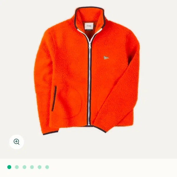 [BUNJANG] Drakes Fleece Orange Size M / 드레익스 플리스 오렌지 M