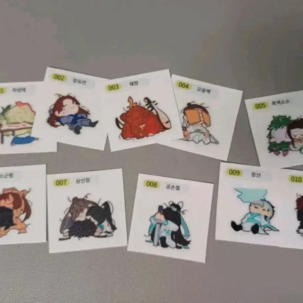 [BUNJANG] Gwangmahoegwi Bungeoppang Sticker Set / 광마회귀 띠부 띠부띠부씰 스티커