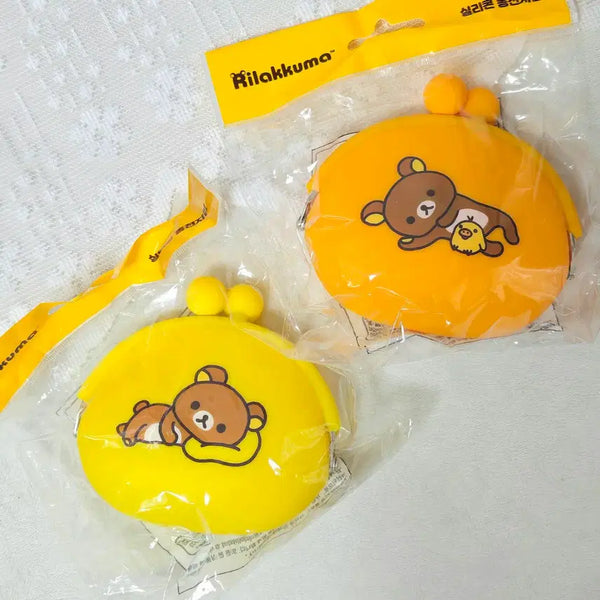 [BUNJANG] San-X Rilakkuma Silicone Coin Purse / 리락쿠마 동전지갑 실리콘 산엑스 cu 정품
