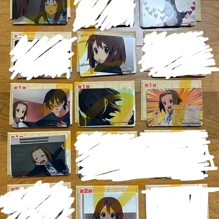 [BUNJANG] K-ON! Original Art Trading Card Collection / >급전<케이온 원화 쿄애니 트레카 컬렉션 양도합니다 카드 미오 아즈사