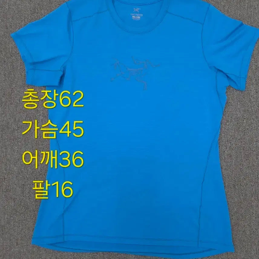 [BUNJANG] Arc'teryx Women's Short Sleeve T-Shirt Blue / S 아크테릭스 여성 반팔 티셔츠 블루