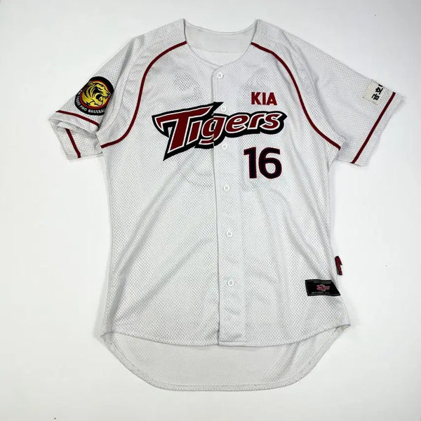 [BUNJANG] Kia Tigers Kim Joo-chan Home Old Uniform (Size L) / (L) 비젼코리아 기아 타이거즈 김주찬 홈 올드 유니폼