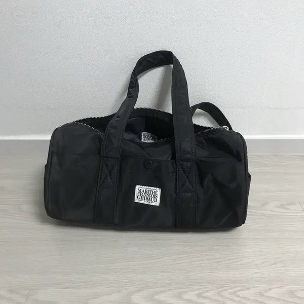 [BUNJANG] Marithe France Wool Duffle Bag / 마리떼 블랙 더플백