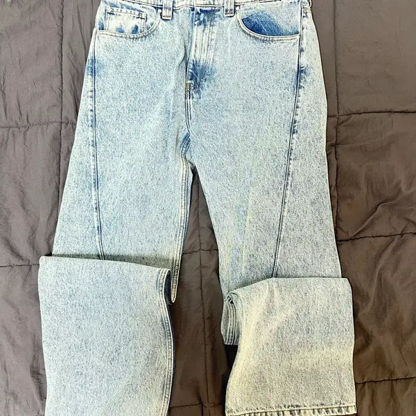 [BUNJANG] Y/Project Paris Best Straight Light Wash Denim / 와이프로젝트 파리베스트 스트레이트 연청데님