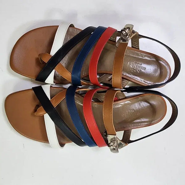 [BUNJANG] Hermes Kelly Strap Sandals 37.5 / 에르메스 켈리 스트랩 샌들 37.5