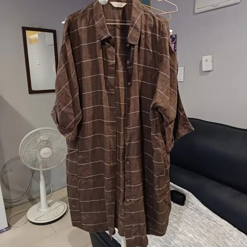 [BUNJANG] Esae Linen Long Jacket 77 / 이새 린넨 롱쟈켓 77
