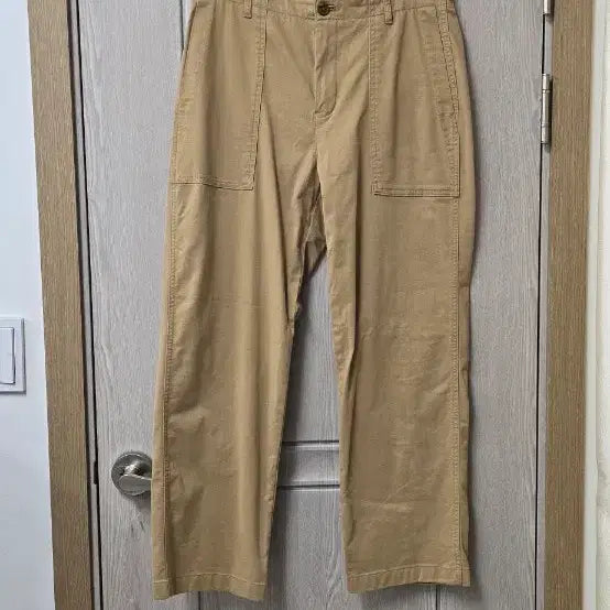[BUNJANG] Tommy Hilfiger Women's Cotton Fatigue Pants Beige (US 8) / [정품77~88] 타미힐피거 여성 코튼 퍼티그 팬츠 베이지 (US 8 /
