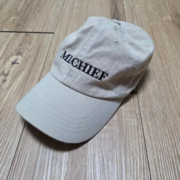 [BUNJANG] Mischief Ball Cap Beige / 미스치프 볼캡 베이지