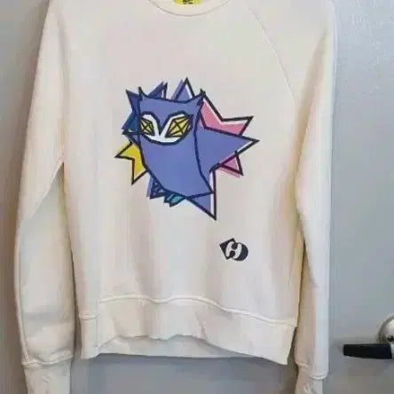 [BUNJANG] Lucky Chouette Sweatshirt Ivory Size 36 / 럭키슈에뜨 맨투맨 36사이즈 아이보리색상