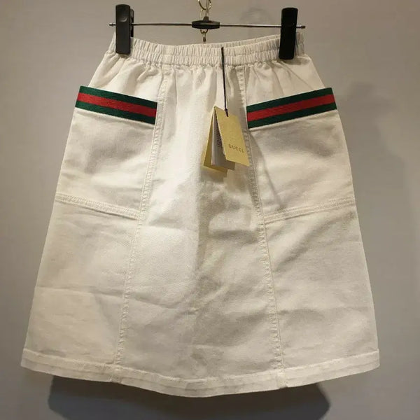 [BUNJANG] Gucci Skirt White Size 12 / 구찌 스커트 화이트