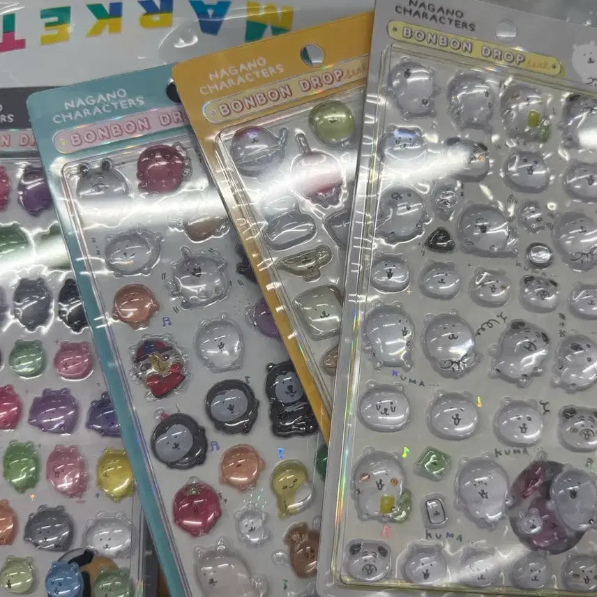 [BUNJANG] Nagano Nongdamgom Bongbong Sticker Set Bundle / 나가노 농담곰 담곰이 봉봉 스티커 세트 일괄 판매