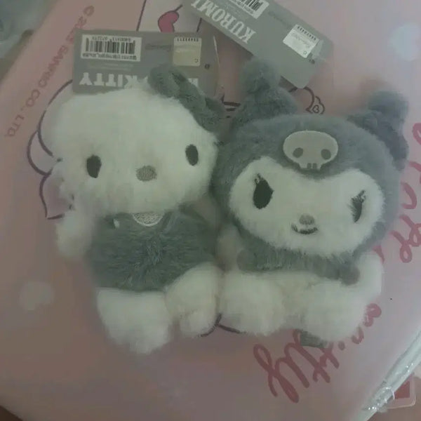 [BUNJANG] Sanrio Monotone Keyring Set / 산리오 모노톤키링
