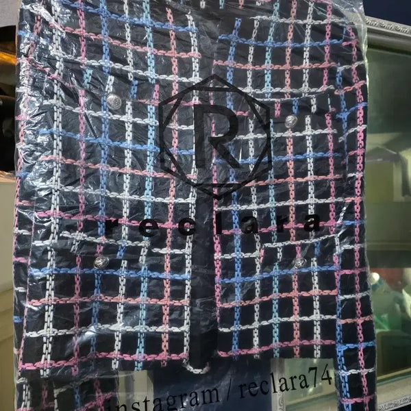 [BUNJANG] Reclara Black Label Tweed Jacket / 리클라라   블랙라벨 트위드자켓