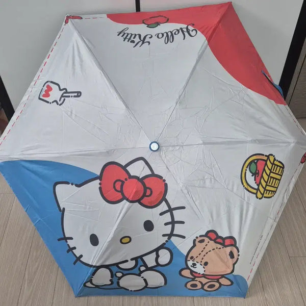 [BUNJANG] Hello Kitty Folding Mini Parasol 3 Designs / 헬로키티 접이식 미니 양우산 3종 디자인