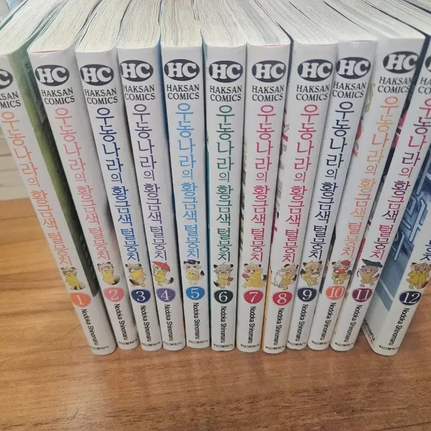 [BUNJANG] The Golden Furball of Udon Country Complete Set Volumes 1-12 / 우동나라의 황금색 털뭉치 1-12권