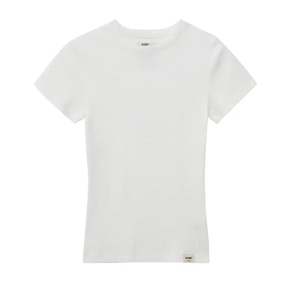 [BUNJANG] Glowny G Classic Fitted T-shirt White Black / 글로니 G 클래식 피티드 티셔츠 화이트 블랙