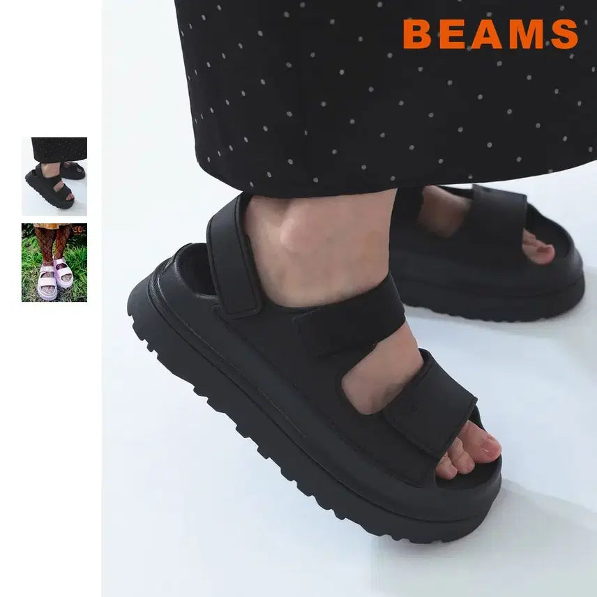[BUNJANG] BEAMS x UGG Golden Glow Sandals / 빔즈 레이 어그 골든글로우 샌들