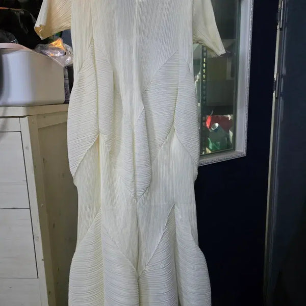 [BUNJANG] Reclara Pleated Pumpkin Dress / 리클라라  플리츠 호박원피스