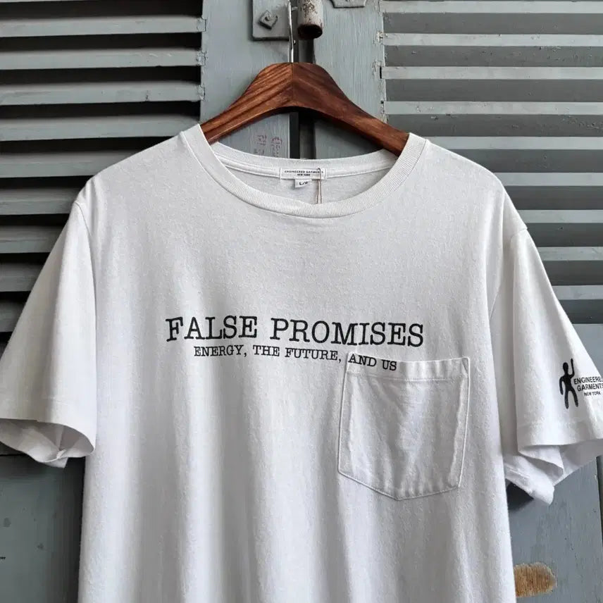 [BUNJANG] Engineered Garments False Promises T-Shirt / [L]엔지니어드가먼츠 FALSE PROMISES 티셔츠