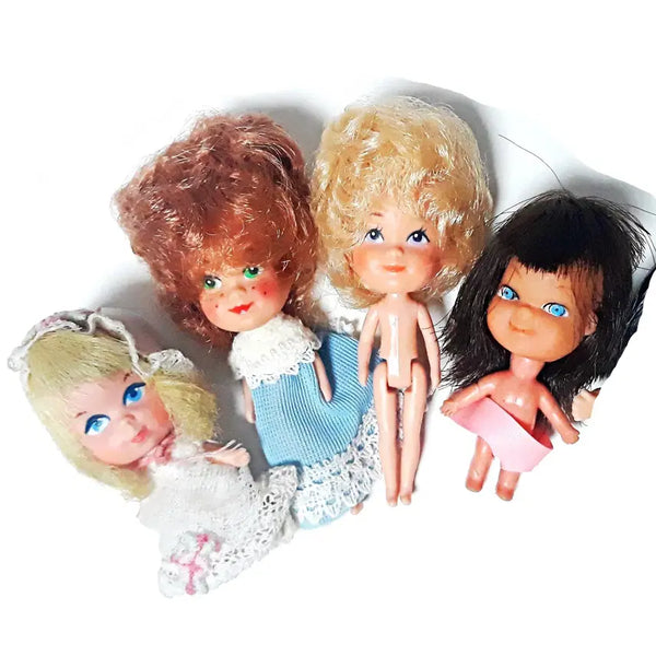[BUNJANG] 1960s-1980s Vintage Rare The Littles Mattel/Hong Kong Riddles Kiddles Baby Dolls / 60's 80's 빈티지 레어 더 리틀즈 마텔/홍콩 리들키들 베이비 인형