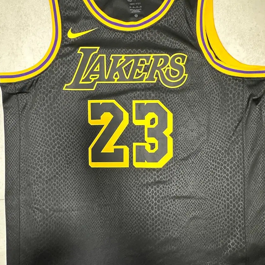 [BUNJANG] LA Lakers LeBron James "Black Mamba" Swingman Jersey / LA레이커스 르브론 제임스 블랙맘바 스윙맨 유니폼 판매