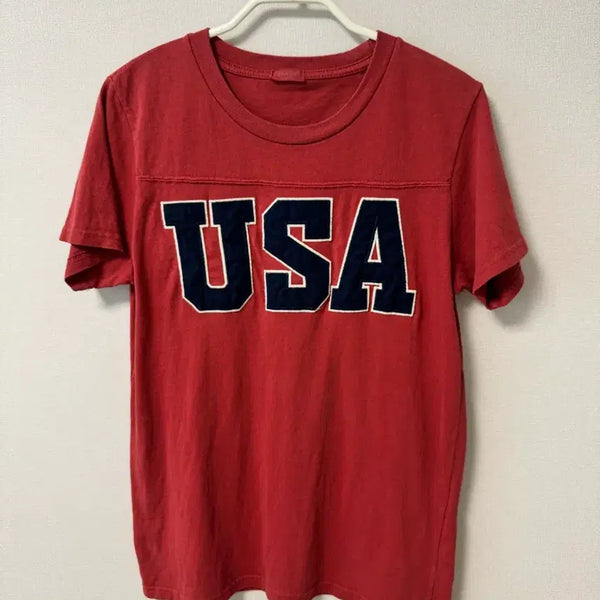 [BUNJANG] Brandy Melville USA Logo Short Sleeve T-Shirt / 브랜디멜빌 USA 로고 반팔티
