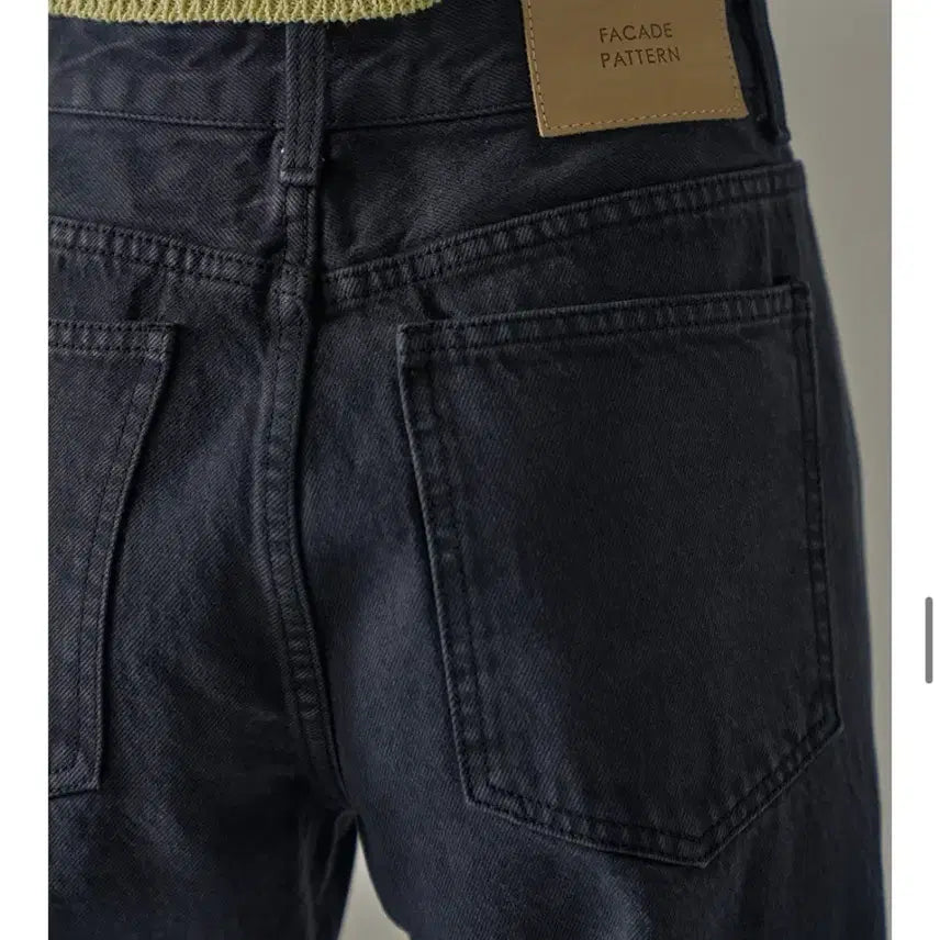 [BUNJANG] Facade Pattern Classic Denim Vintage Black / 파사드 패턴 클래식 데님 vintage black