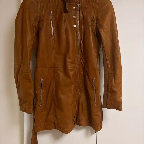 [BUNJANG] Gucci Leather Jacket Brown 42 / 구찌 가죽 자켓 브라운 42