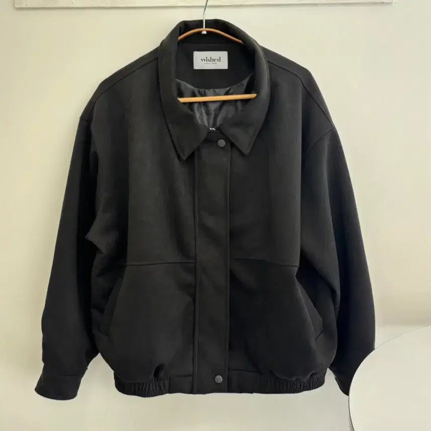 [BUNJANG] Suede Blouson Jacket / 블루종 스웨이드 자켓