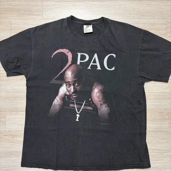 [BUNJANG] Vintage 90s 2Pac Rap T-Shirt XL / 90's 빈티지 투팍 2PAC 반팔 티셔츠 랩티 XL