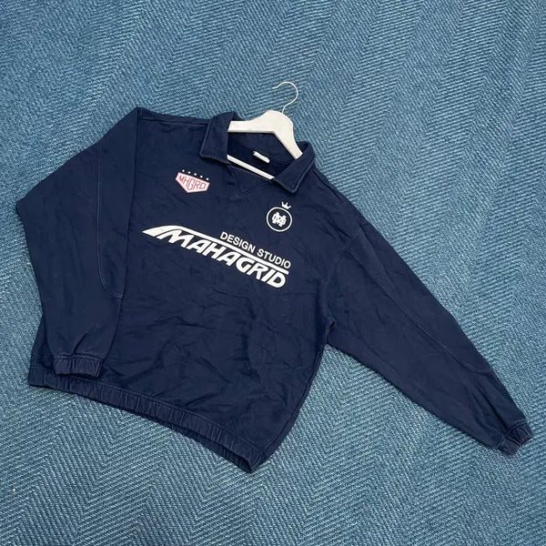 [BUNJANG] Mahagrid Collar Sweatshirt Women's S / [여성S] 마하그리드 카라 맨투맨 만원샵