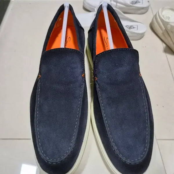 [BUNJANG] Santoni Italian Luxury Suede Loafers / 이태리명품 산토니 스웨이드 로퍼