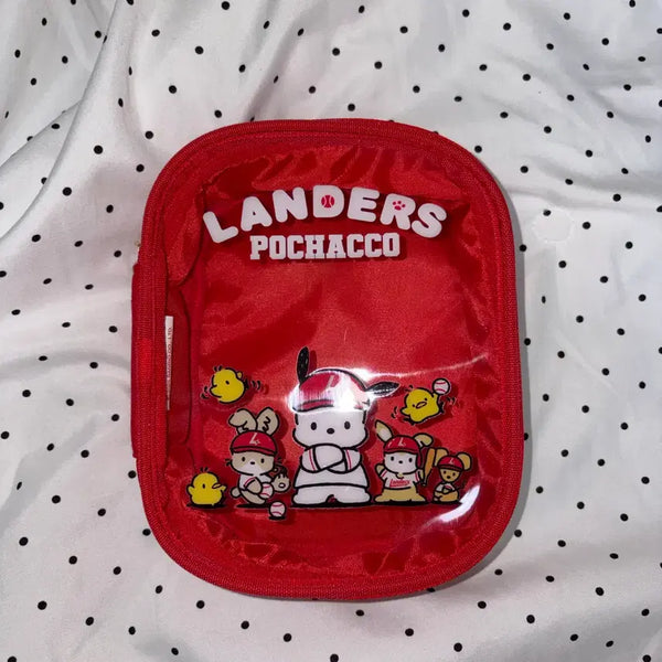 [BUNJANG] Landers Pochacco Clear Pouch / 랜더스 포차코 투명 파우치
