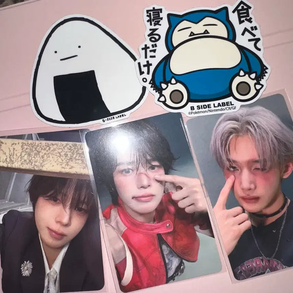 [BUNJANG] ENHYPEN K JAY Jungwon Heeseung Sunoo Niki Ni-ki Jake Sunghoon Bundle Set Photocard and Beside Label Sticker / 앤팀 케이 죠 백투라 유니버셜 포카 비사이드라벨 스티커 일괄