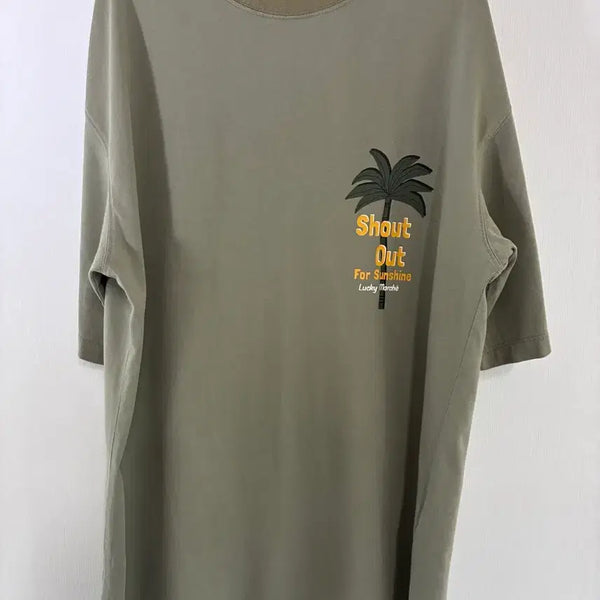 [BUNJANG] Lucky Marche Unisex Short Sleeve T-Shirt / 럭키마르쉐 반팔티셔츠