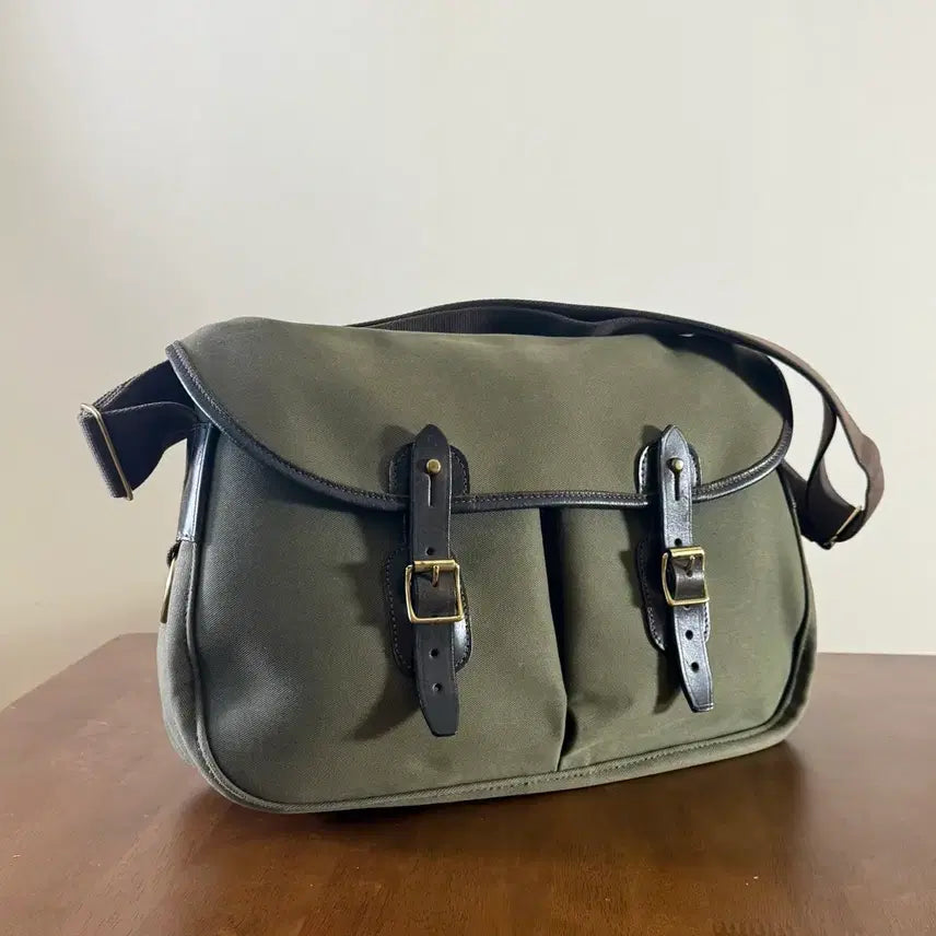 [BUNJANG] Brady Ariel Large Messenger Bag Olive Made in England / 브래디 아리엘 라지 메신저백 올리브 영국제