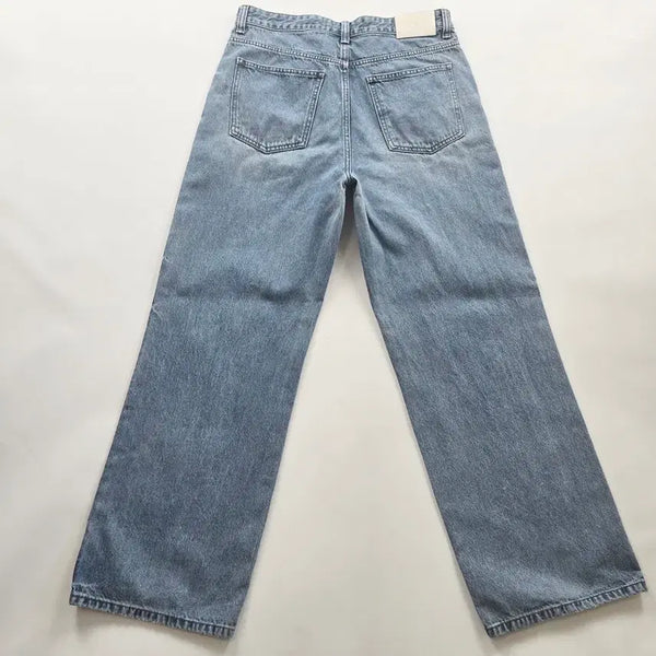 [BUNJANG] PLAC "Yearling Blue" Wide Fit Denim Pants Size 32 / 플랙 청바지 연청 와이드 사이즈32 R6378