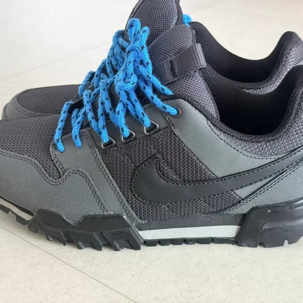 [BUNJANG] Nike Athletic Shoes Dark Grey/Blue Laces Size 240 / 나이키 운동화 다크 그레이/블루 끈 사이즈240