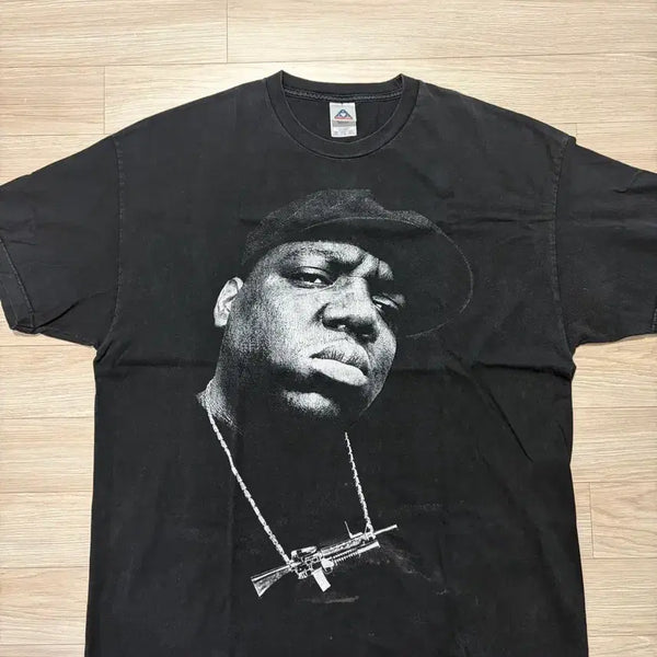[BUNJANG] Vintage 00s Biggie Graphic T-Shirt 2XL / 00's 빈티지 비기 Biggie 반팔 티셔츠 랩티 2XL