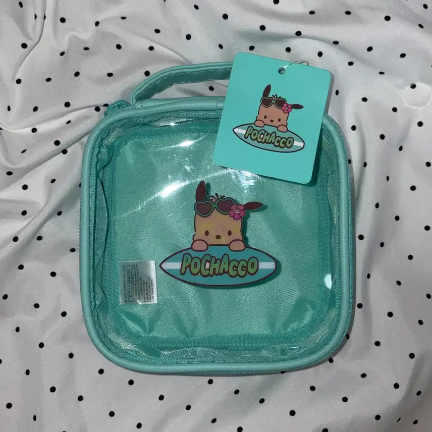 [BUNJANG] Sanrio Pochacco Square Pouch / 산리오 포차코 사각 파우치