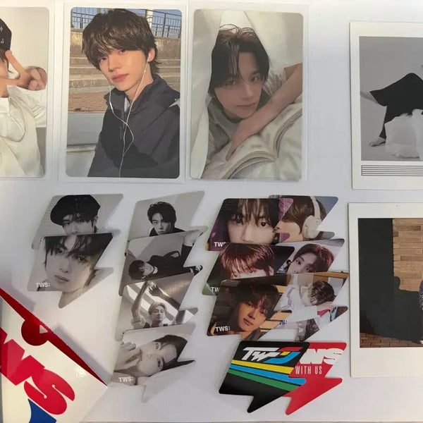 [BUNJANG] TWS 'Sparkling Blue' Album Components Photocard Set / 투어스 tws 마따뛰 앨범 구성품 판매 신유 도훈 영재 한진 지훈 경민