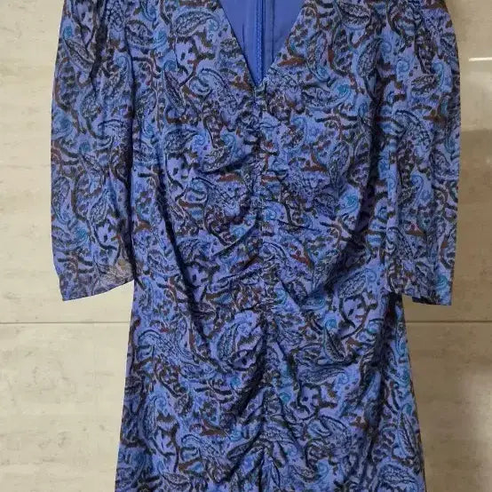 [BUNJANG] Jill Stuart 5-Sleeve Shirring Dress / 질스튜어트 jillstuart 5부 소매 셔링 원피스