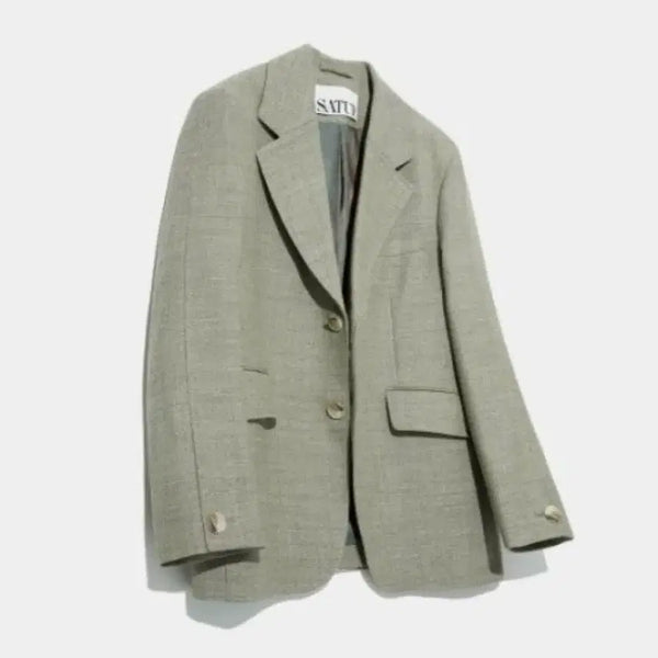 [BUNJANG] Seta Quito Double Button Blazer Mint / 세터 키토 블레이저