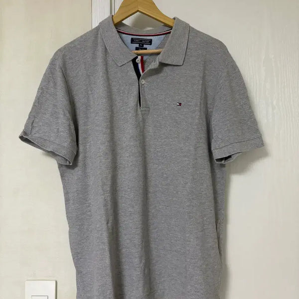[BUNJANG] Tommy Hilfiger Grey Slim Fit T-Shirt XL / 타미 힐피거 그레이 반팔티(XL)슬림핏