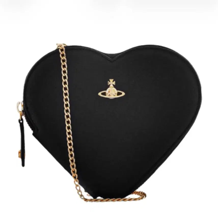 [BUNJANG] Vivienne Westwood New Heart Crossbody Bag Black / 비비안 웨스트우드 뉴 하트 크로스바디백 블랙