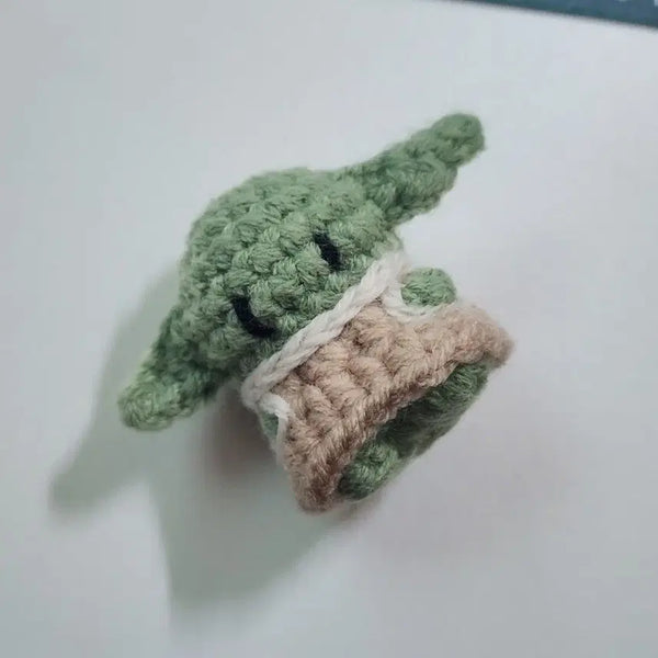 [BUNJANG] Star Wars The Mandalorian Grogu Knitted Keychain / 스타워즈 만달로리안 그로구 뜨개인형 뜨개키링