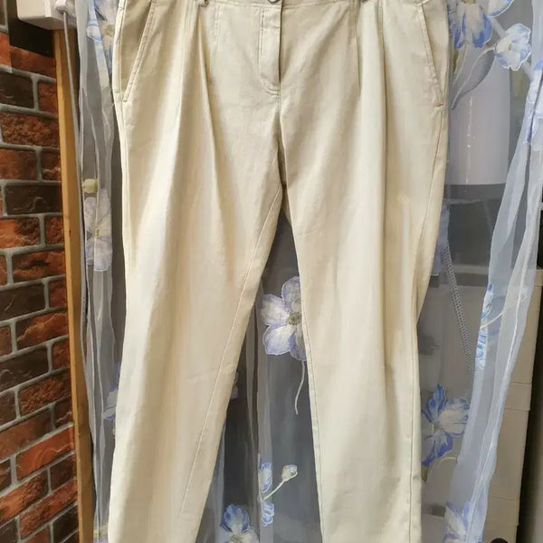 [BUNJANG] Burberry Beige Cotton Pants / 버버리 베이지색 팬츠