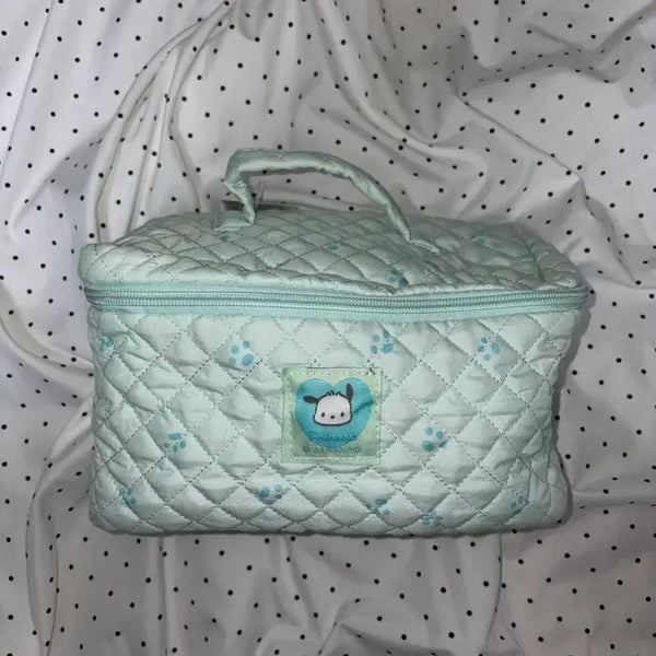 [BUNJANG] Sanrio Pochacco Quilted Pouch / 산리오 포차코 퀄팅 파우치