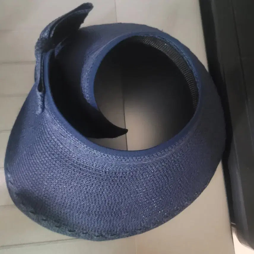 [BUNJANG] Wide Brim Fedora Summer Hat Navy / 페도라 여름 챙 넓은 모자 네이비